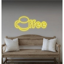 Twins Led Coffee Yazılı Neon Tabela Gün Işığı Model:model:60873366 Gün Işığı