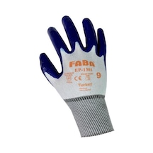 Faba Ep-1301 Lacivert Nitril Polyester Eldiven No 9