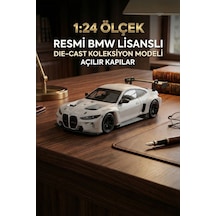 Motormax 1:24 Bmw M4 Gt3 Diecast Model Araba Lisanslı - Metal Koleksiyonluk Araç