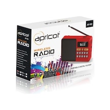 Apricot Ap-r2 Kırmızı/gri/yeşil/mavi Renkli 3 Watt Usb/tf/aux/bt Bluetooth Radyo