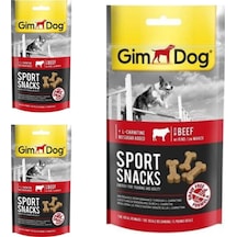 Gimdog Sportsnacks Sığır Etli Tahılsız Köpek Ödül Tableti 3 x 60 G