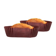 Trend Hediye Sepeti Takribi 200 Adet Büyük Boy Kahverengi Ekler Kağıdı 8.5x4 Cm, Baklava Sunumluk, Muffin Kek Kalı Çok Renkli