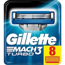 Gillette Mach 3 Turbo Yedek Tıraş Bıçağı 8'li Karton Paket
