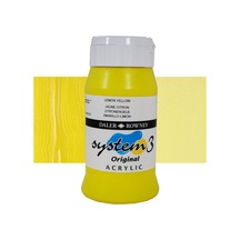 Daler Rowney System 3 Akrilik Boya 500Ml 651 Lemon Yellow