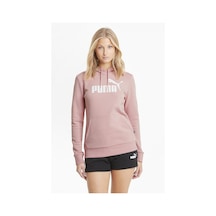 Puma Ess Logo Hoodie Tr Bridal Pembe Kadın Sweatshirt 000000000101816509 Pembe