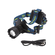 Cree P360 12.000 Lümen Şarjlı Kafa Lambası Wt-627 Mavi