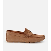 Hotiç Erkek Süet Deri Açık Kahverengi Comfort Günlük Loafer