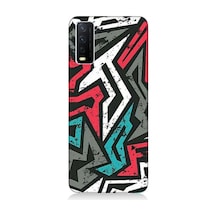 Vivo Y11s Uyumlu Grafiti Mozaik Desenler Desenli Silikon Kılıf