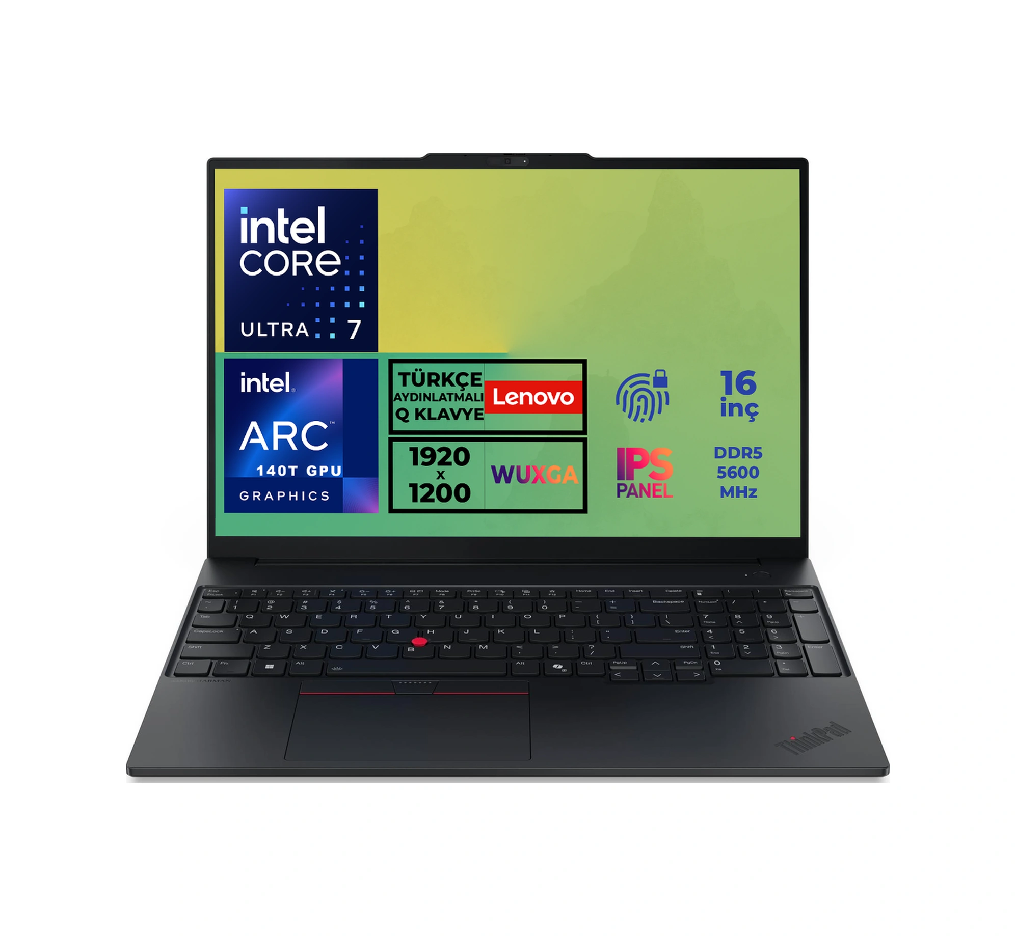 Lenovo Thinkpad E16 G3 21SR006RTX Ultra 7 255H 16 GB 512 GB SSD 16" Free Dos Dizüstü Bilgisayar
