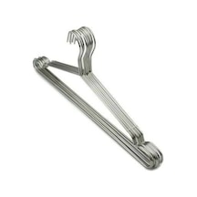 Metal Elbise Askısı 24 Li Metal Beyaz Diğer
