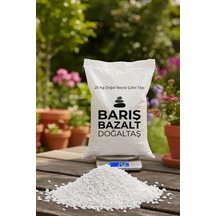 Beyaz Çakıl Taşı 25 Kg Dekoratif Diğer