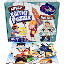 Eğitici Ahşap Hafıza Kartları Meslekler