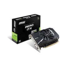 MSI NVIDIA GeForce GTX 1050 Ti Aero ITX 4G OCV1 4 GB 128 Bit GDDR5 Ekran Kartı