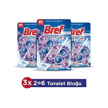 Lavanta Kokulu Katı Tuvalet Bloğu 3'lü Temizlik Ve Ferahlık