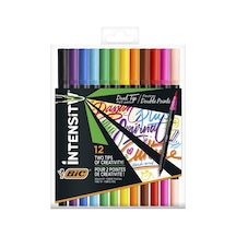 Bic Intensity Dual Tip Çift Taraflı Keçeli 12'li