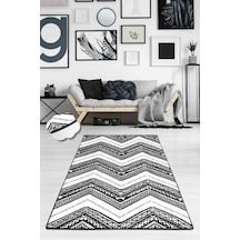 Triangel 80X140 Cm Dekoratif Halı , Kaymaz Halı