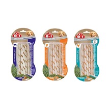 8in1 Delights 3 Çeşit Karma Twisted Sticks Burgu Köpek Ödülü 55 Gr. X 3 Paket