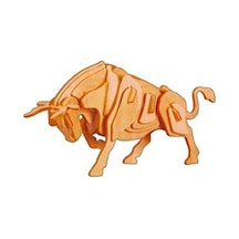 3D Ahşap Puzzle -  Boğa