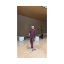Riella Butik Onana Oysho Tesettür Takım Mor