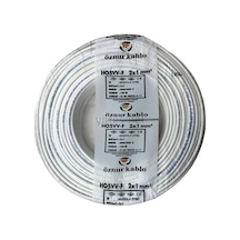 Öznur 2X1 Ttr Kablo - Beyaz 100 Metre