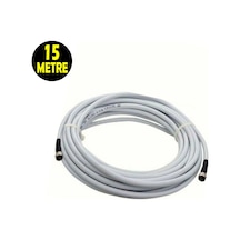 Usin RG6 U4 Full HD 3D 4K Anten TV Çanak Uydu LNB Kablosu 15 M