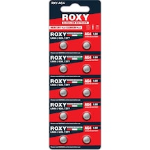 Roxy Ag4 Lr66 377 Sr626 1.5v Alkalin Saat Pili 10 Adet