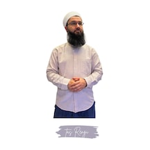 Tam Düğme Keten Erkek Gömlek