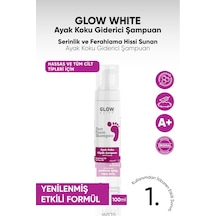 Glow Whıte Ayak Koku Giderici Köpük Şampuan Doğal Çay Ağacı Ve Nane Yağı Özlü 100 Ml