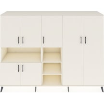 Hyperion Dolap 13 Raflı 7 Kapaklı 220x44x163 Aytaşı-aytaşı Aytaşı-aytaşı