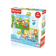 Ks Games Fisher-price Baby Puzzle Railway & Bedtime 2 İn 1 Fp 13406