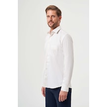 Bisse Erkek Regular Fit Klasik Gömlek Ekru Gm23k232047 D03 Ekru