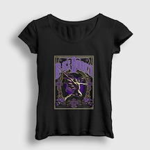 Presmono Kadın The End Black Sabbath T-shirt Siyah