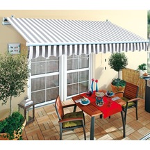 Sunfun Polyester  Tente Gri Beyaz