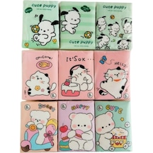 Desenli Cep Mendili 9'lu