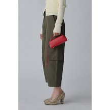 Suud Collection Kırmızı Petit Mervie Baget Çanta