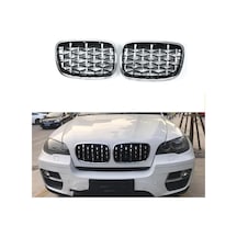 Bmw X5-X6  Ön Panjur Izgara Böbrek Diamond 2006-2013