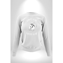 Her Zaman Yalnız Daima Yalnızlık Azrail Unisex Beyaz Sweatshirt Beyaz Her Zaman Yalnız Daima Yalnızlık Azrail Unisex Beyaz Sweatshirt Beyaz