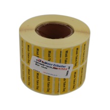 Miladı Yakın İlaç Etiketi 30mm X 10mm 5000 Adet Kuşe Rulo Etiket Çok Renkli
