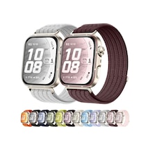 Cloud-feel Huawei Watch Fit 5/fit 5 Pro/fit 4/fit 4 Pro/fit 3 İle Uyumlu Kordon Naylon Dokuma Rahat Fit5 Kordon Bileğe Göre Ayarlanabilen Terletmeyen Konforlu Fit 5 Pro Kordonu Çok Renkli