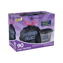 Bir Üye Markası 33 Galon Power-guard İpli Çöp Torbaları 90 Ct. - 1&apos Li Paket