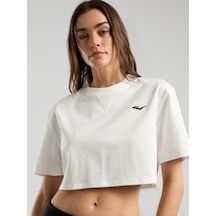 Everlast Ever Classics Wmn Comfort Beyaz Kadın Crop Tişört Beyaz