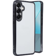 Hnrlıshp Newface Samsung Galaxy Uyumlu  S25 Kılıf Razer Lensli Silikon - Siyah