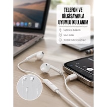 Hepsi Yüksek Ses Kaliteli Mikrofonlu Kablolu Kulak İçi Kulaklık Yeni Nesil Najmaddin