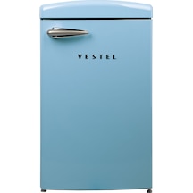 Vestel Retro SB14111 122 L Statik Buzdolabı Düş Mavisi