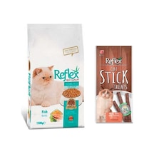 Reflex Sterilised Balıklı Kısırlaştırılmış Yetişkin Kedi Maması 1500 G + Reflex Sticks Ödül Maması 15 G