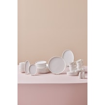 Karaca  Stream Bone Sunset 34 Parça 6 Kişilik Kahvaltı Takımı Beyaz