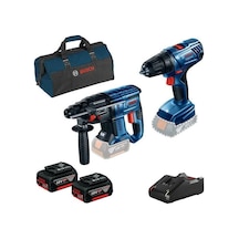 Bosch Gbh 180-lı + Gsr 180-lı + 2 X Akü Gba 18v 4,0ah + Gal 18v-40 + Bag