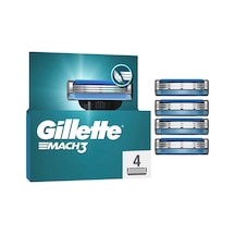 Gillette Mach3 Yedek Başlık 4'lü