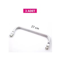 Mbb E-ticaret Gizli Metal Çanta Bursu 3 Adet - 27 Cm - Metal Çanta Aparatı Çanta Aksesuarı Çok Renkli