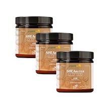 Shea Yağı 250 Ml X 3 Adet %100 Ham, Soğuk Pres, Rafine Edilmemiş, Shea Butter Karite Kuru Cilt, Saç, Dudak, Topuk Bakımı